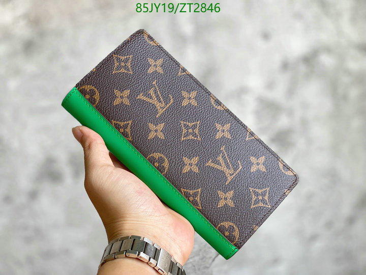 LV Bags-(Mirror)-Wallet-,Code: ZT2846,$: 85USD