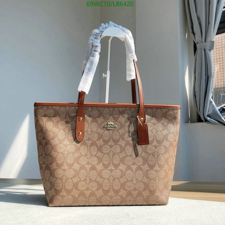 Coach Bag-(4A)-Tote-,Code: LB6420,$: 69USD