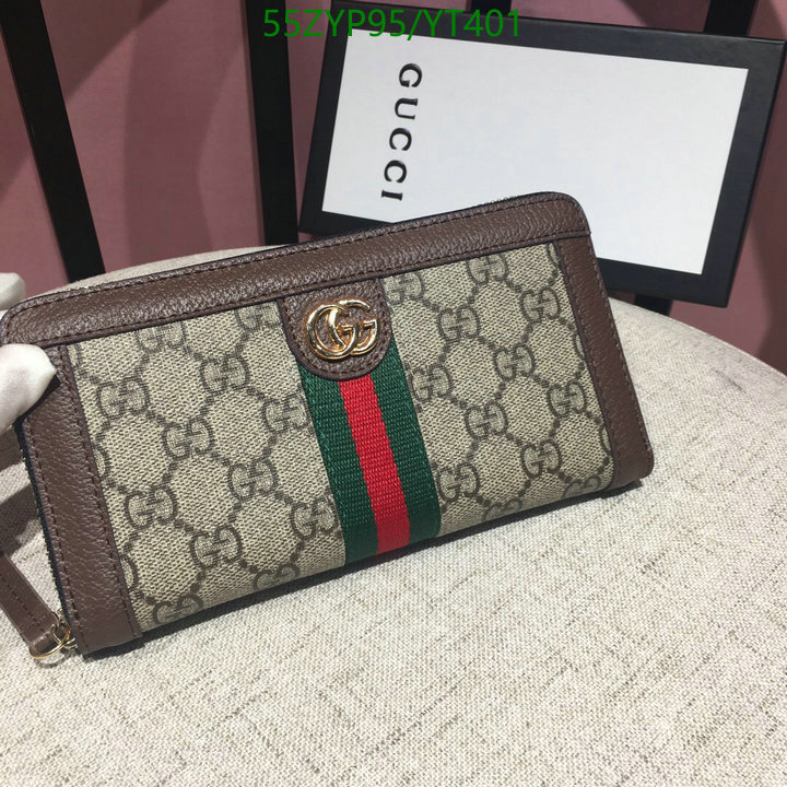 Gucci Bag-(4A)-Wallet-,Code: YT401,$: 55USD