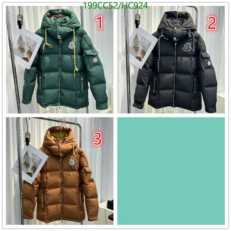 Down jacket Men-Moncler, Code: HC924,$: 199USD