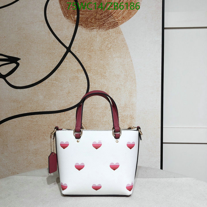 Coach Bag-(4A)-Handbag-,Code: ZB6186,$: 75USD