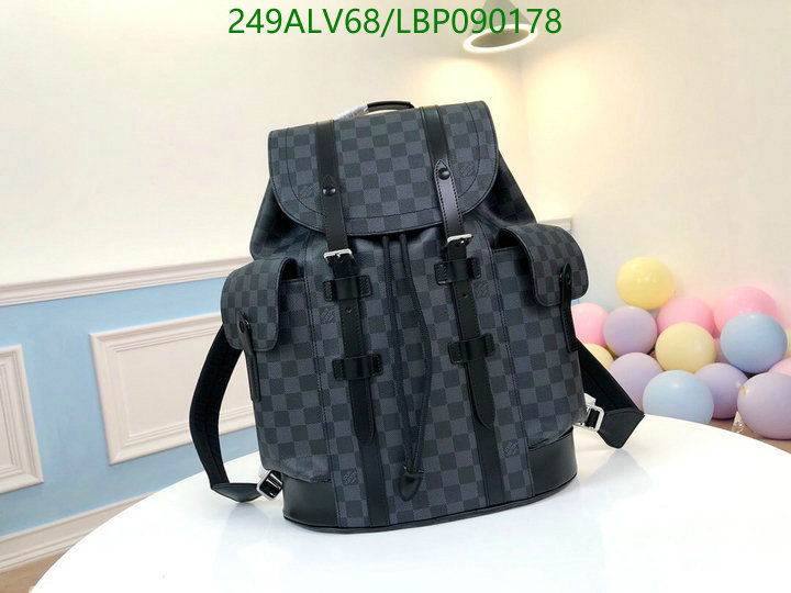 LV Bags-(Mirror)-Backpack-,Code: LBP090178,$:249USD