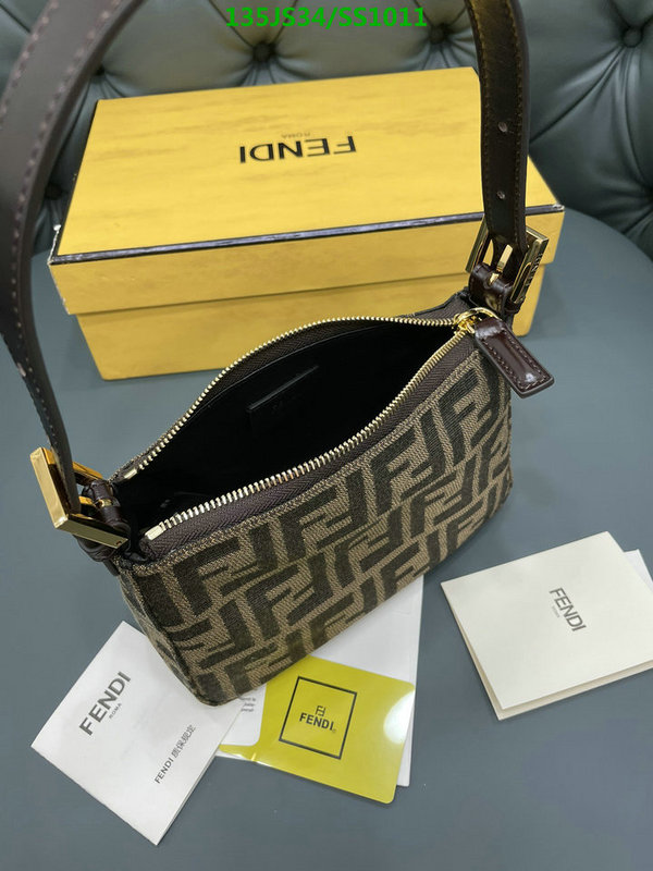 Fendi Bag-(Mirror)-Handbag-,Code: SS1011,