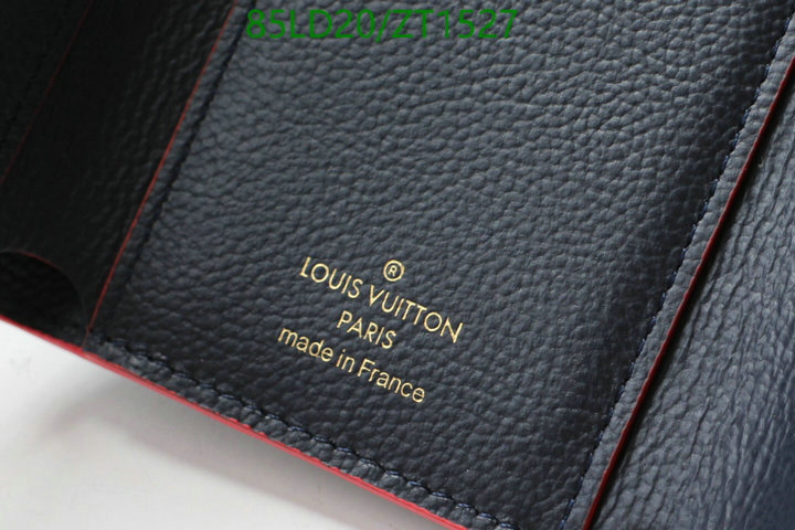 LV Bags-(Mirror)-Wallet-,Code: ZT1527,$: 85USD