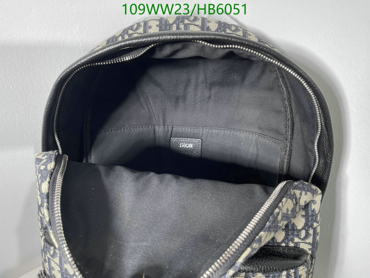 Dior Bags-(4A)-Backpack,Code: HB6051,$: 109USD