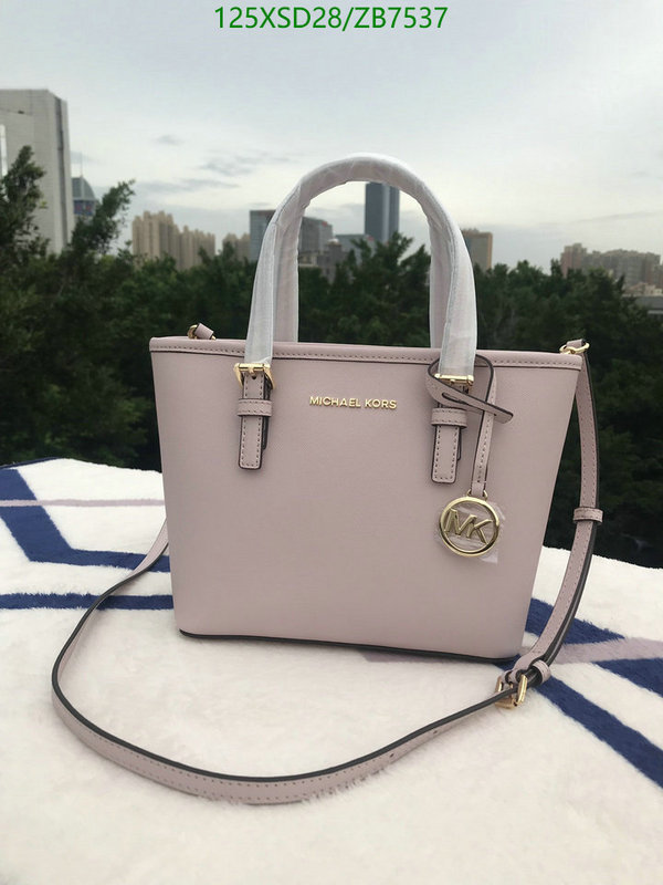 Michael Kors Bag-(Mirror)-Handbag-,Code: ZB7537,$: 125USD