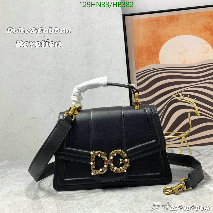 D&G Bag-(4A)-Handbag-,Code: HB382,$: 129USD