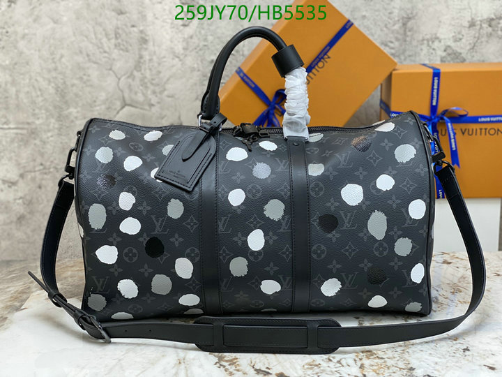 LV Bags-(Mirror)-Keepall BandouliRe 45-50-,Code: HB5535,$: 259USD