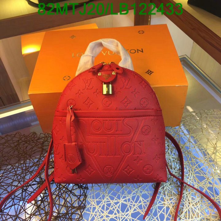 LV Bags-(4A)-Backpack-,Code: LB122433,$: 82USD