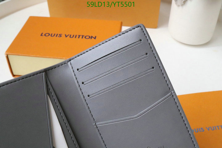 LV Bags-(Mirror)-Wallet-,Code: YT5501,$: 59USD