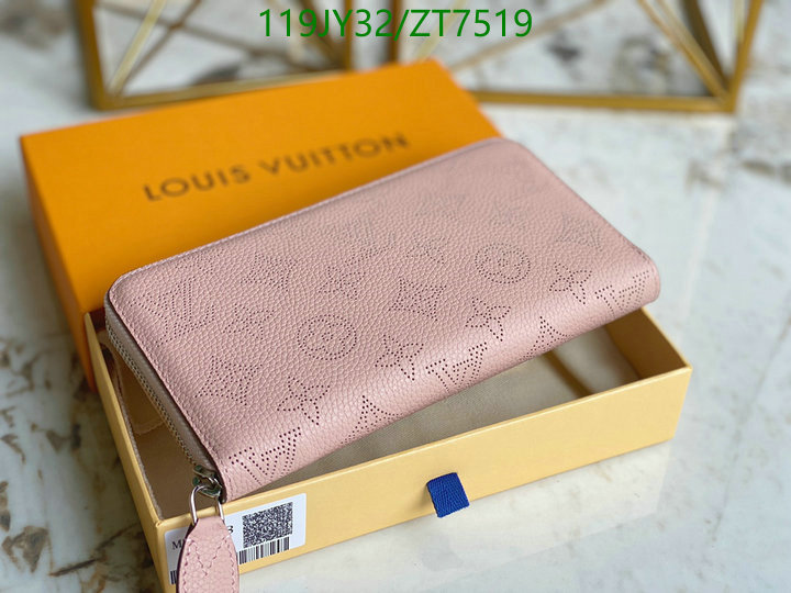 LV Bags-(Mirror)-Wallet-,Code: ZT7519,$: 119USD