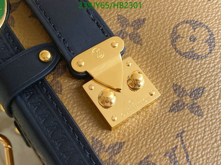 LV Bags-(Mirror)-Petite Malle-,Code: HB2301,$: 239USD