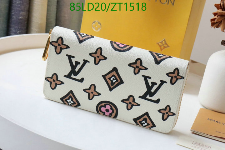 LV Bags-(Mirror)-Wallet-,Code: ZT1518,$: 85USD