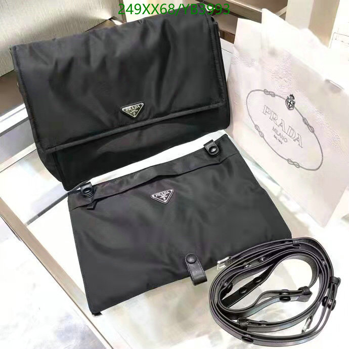 Prada Bag-(Mirror)-Diagonal-,Code: YB3993,$: 249USD