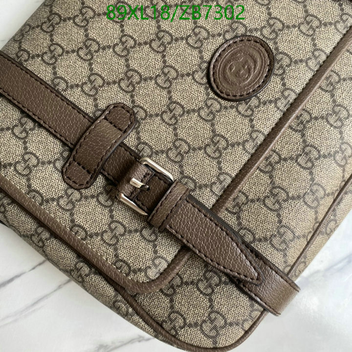 Gucci Bag-(4A)-Diagonal-,Code: ZB7302,$: 89USD