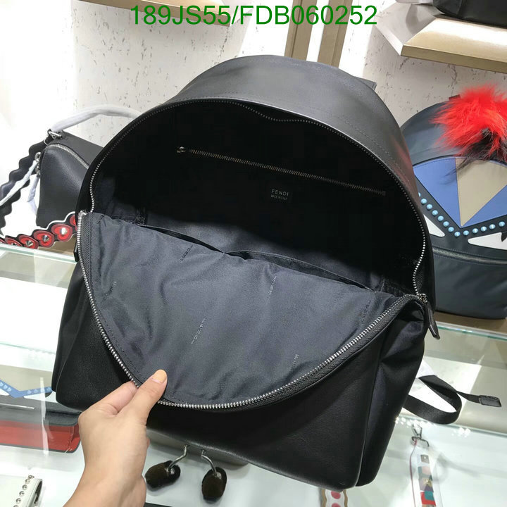 Fendi Bag-(Mirror)-Backpack-,Code:FDB060252,$:189USD