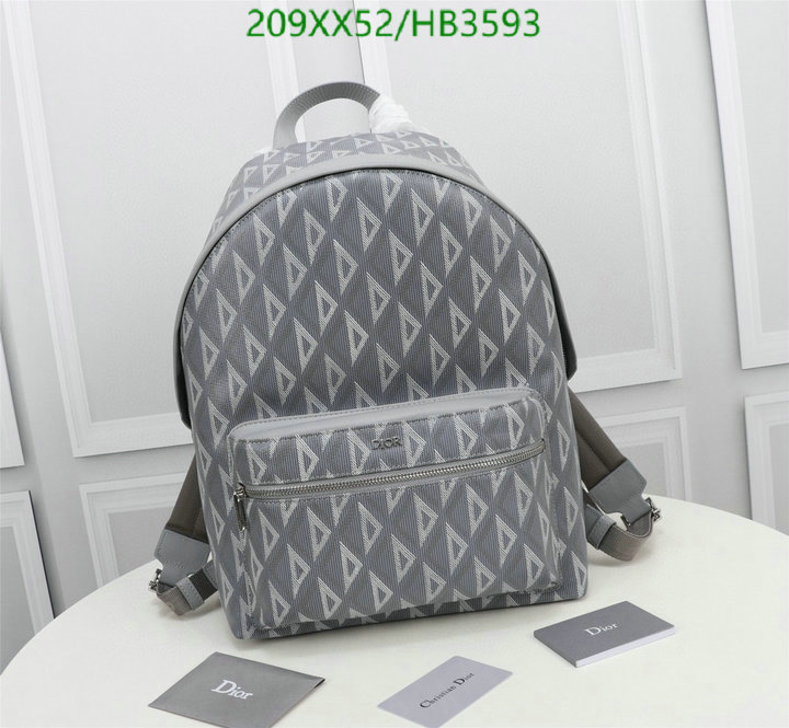 Dior Bags -(Mirror)-Backpack-,Code: HB3593,$: 209USD