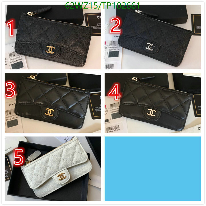 Chanel Bags ( 4A )-Wallet-,Code: TP102661,$: 62USD