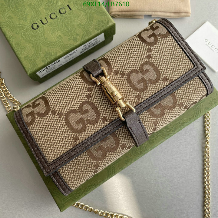 Gucci Bag-(4A)-Diagonal-,Code: LB7610,$: 69USD