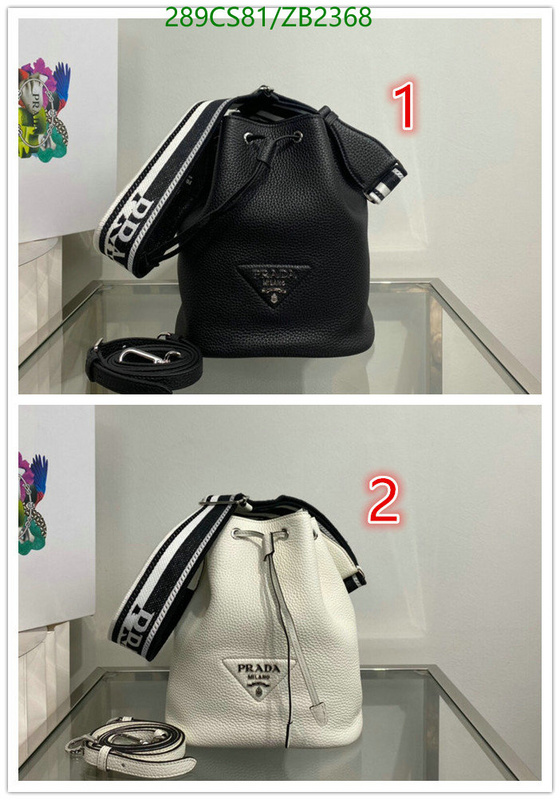 Prada Bag-(Mirror)-Diagonal-,Code: ZB2368,$: 289USD