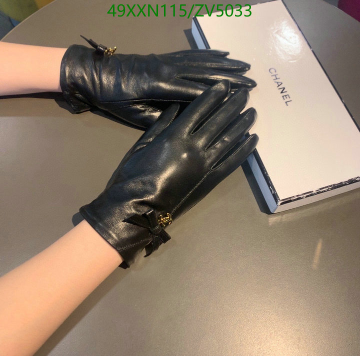 Gloves-Chanel, Code: ZV5033,$: 49USD