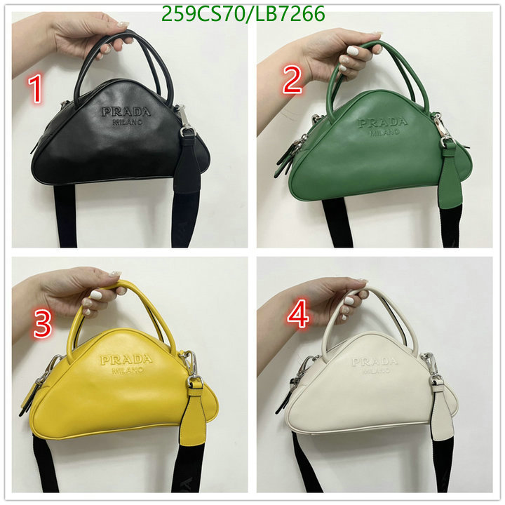 Prada Bag-(Mirror)-Triangle,Code: LB7266,$: 259USD