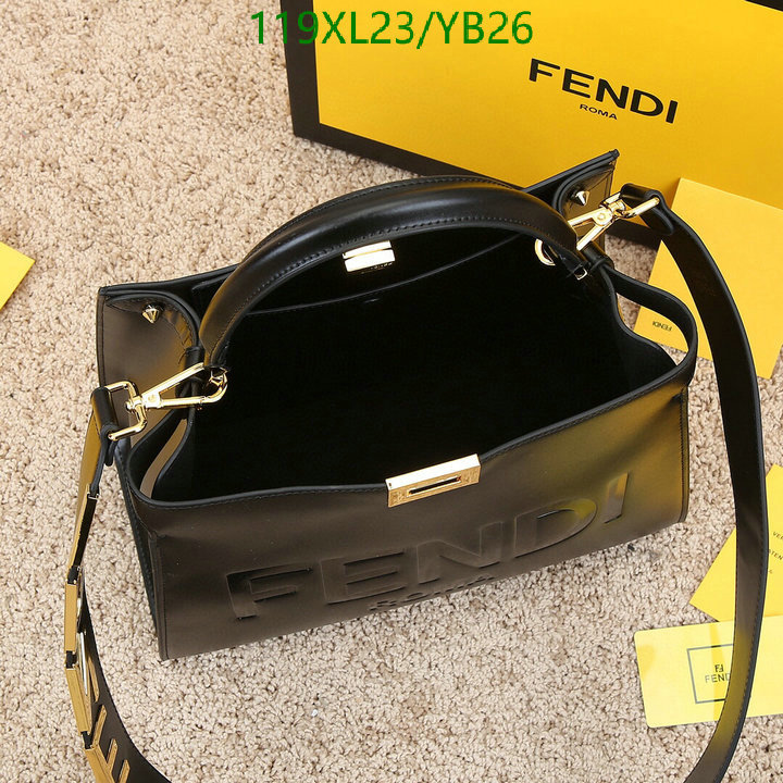 Fendi Bag-(4A)-Peekaboo,Code: YB26,$: 119USD