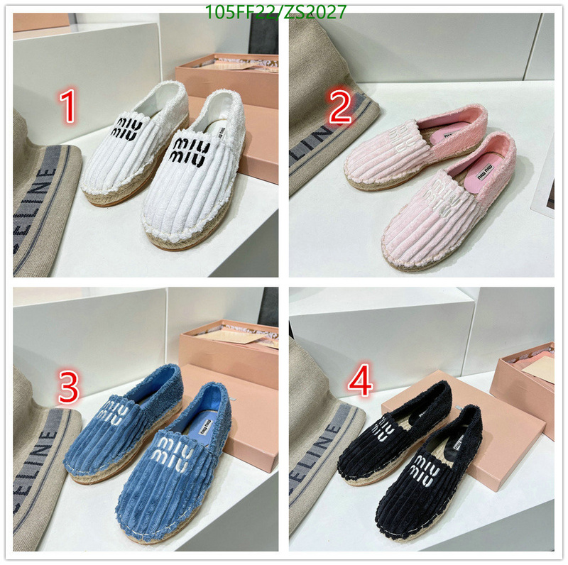 Women Shoes-Miu Miu, Code: ZS2027,$: 105USD