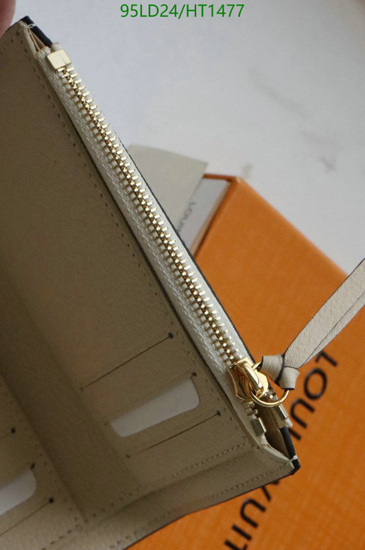 LV Bags-(Mirror)-Wallet-,Code: HT1477,$: 95USD