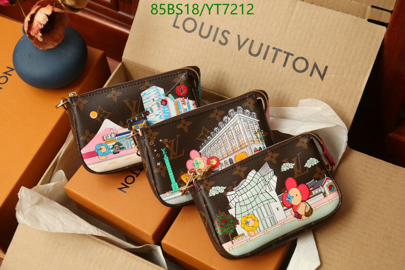 LV Bags-(Mirror)-Wallet-,Code: YT7212,$: 85USD