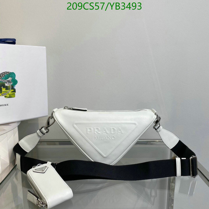 Prada Bag-(Mirror)-Triangle,Code: YB3493,$: 209USD