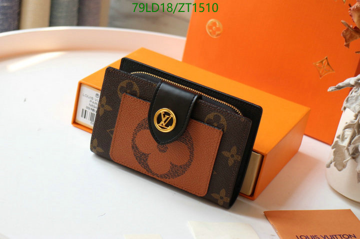 LV Bags-(Mirror)-Wallet-,Code: ZT1510,$: 79USD