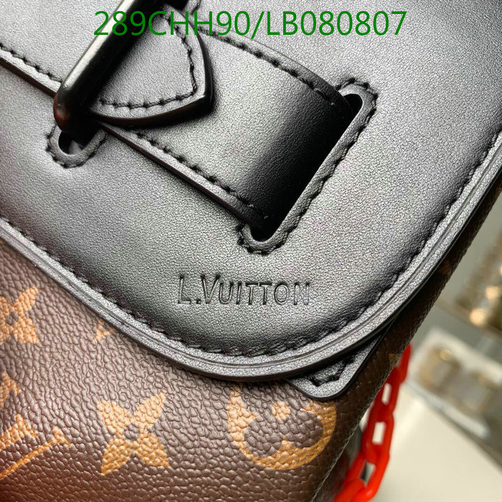 LV Bags-(Mirror)-Backpack-,Code: LB080807,$:289USD