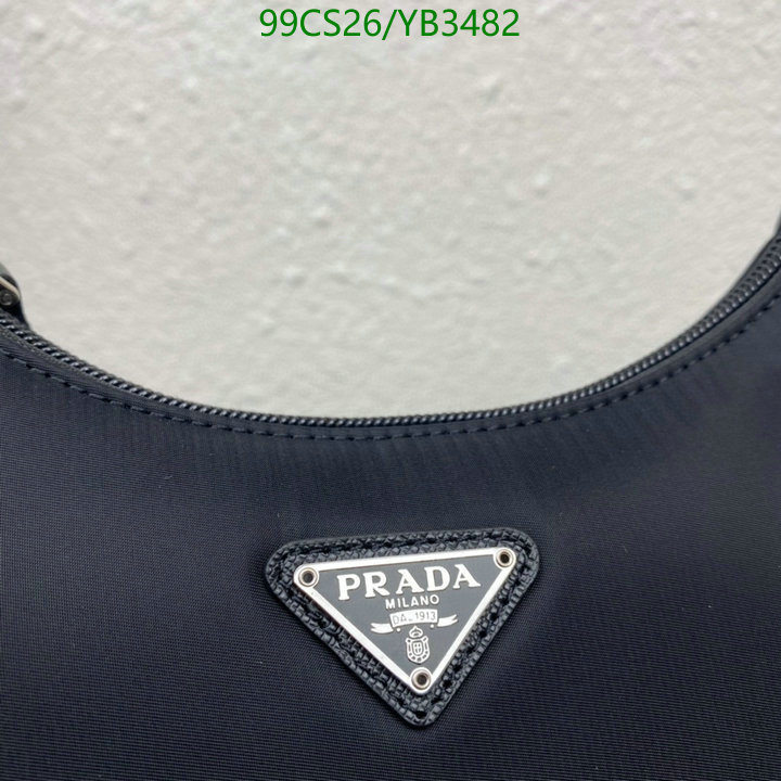 Prada Bag-(Mirror)-Re-Edition 2000,Code: YB3482,$: 99USD