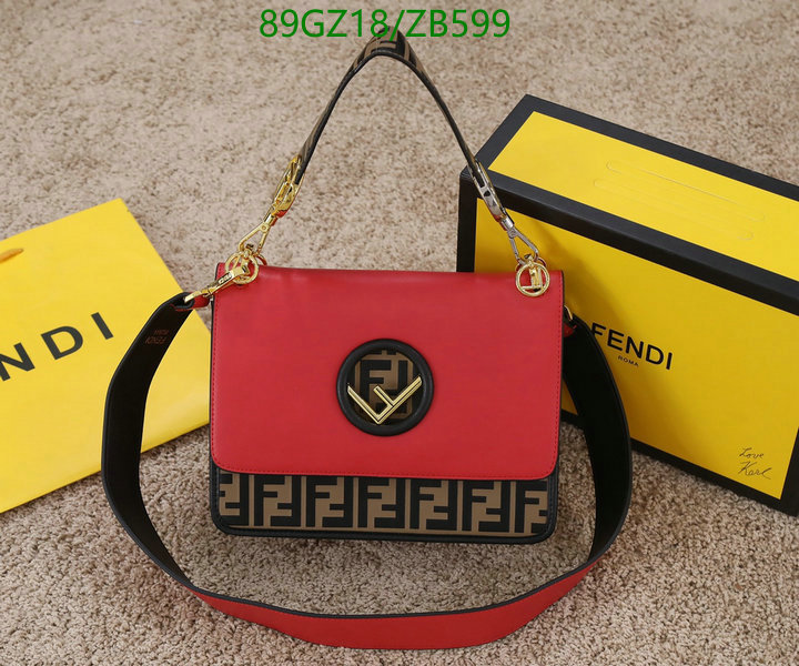 Fendi Bag-(4A)-Diagonal-,Code: ZB599,$: 89USD