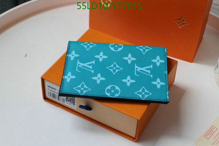 LV Bags-(Mirror)-Wallet-,Code: YT7015,$: 55USD