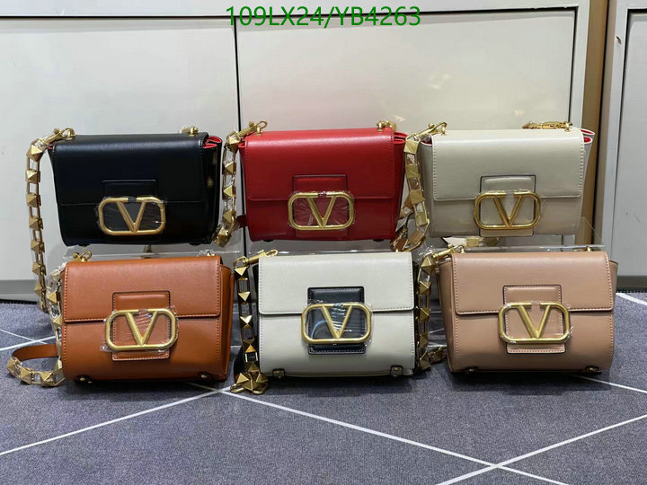 Valentino Bag-(4A)-LOC-V Logo ,Code: YB4263,$: 109USD