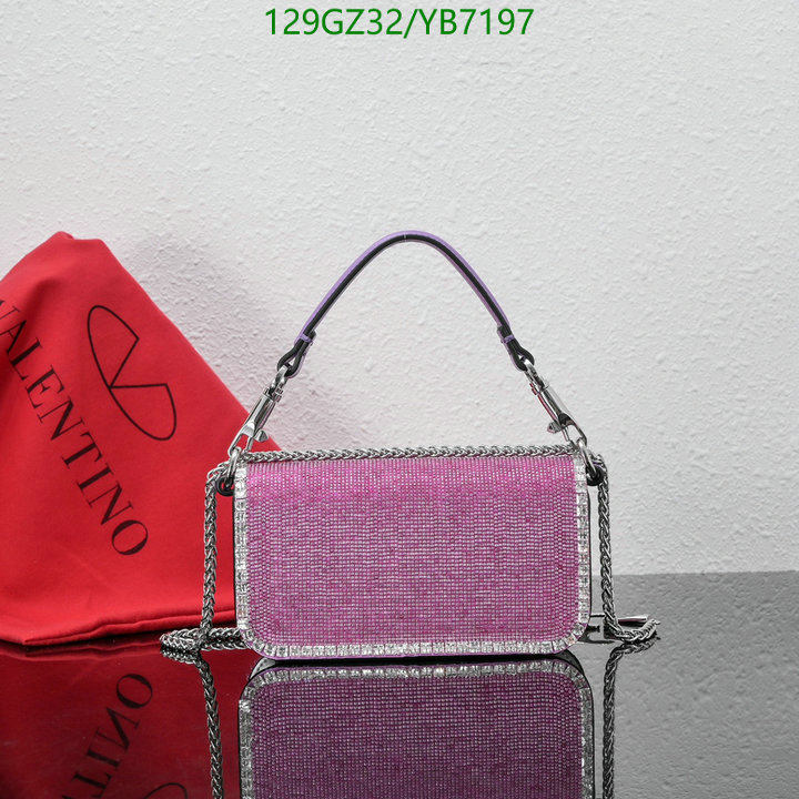 Valentino Bag-(4A)-LOC-V Logo ,Code: YB7197,$: 129USD