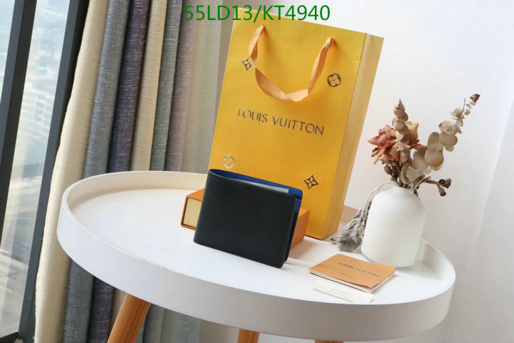 LV Bags-(Mirror)-Wallet-,Code: KT4940,$: 55USD