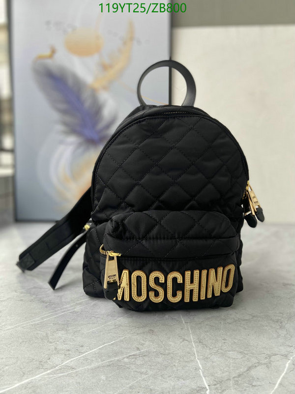 Moschino Bag-(Mirror)-Backpack-,Code: ZB800,