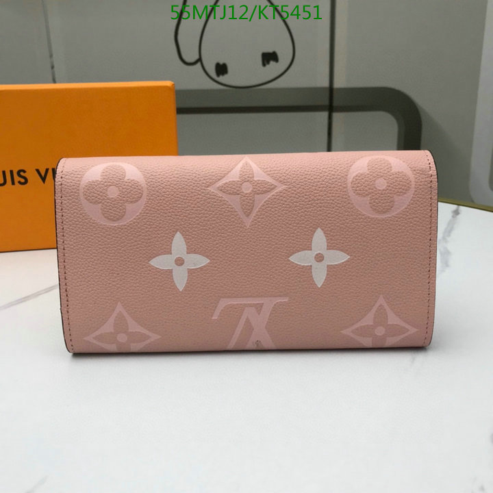 LV Bags-(4A)-Wallet-,Code: KT5451,$: 55USD