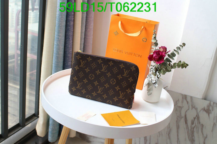 LV Bags-(Mirror)-Wallet-,Code: T062231,$: 59USD