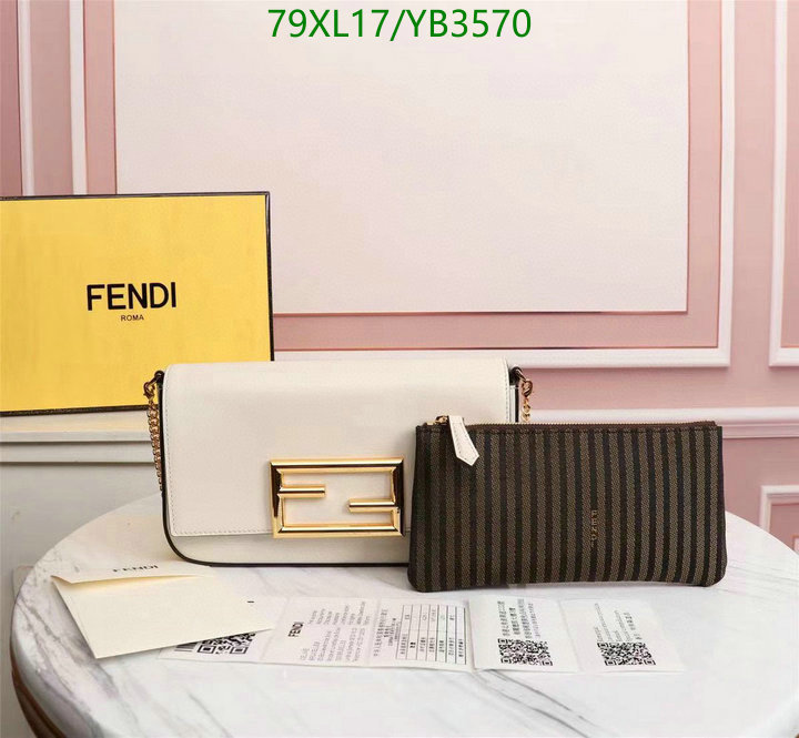 Fendi Bag-(4A)-Baguette-,Code: YB3570,$: 79USD