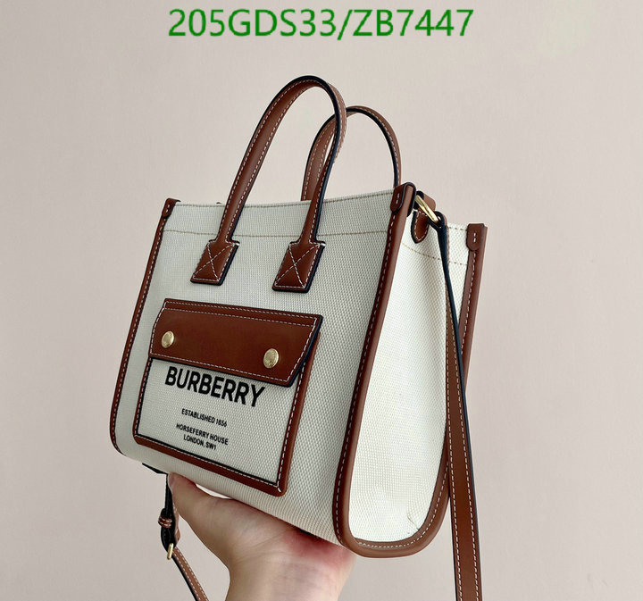 Burberry Bag-(Mirror)-Handbag-,Code: ZB7447,$: 205USD
