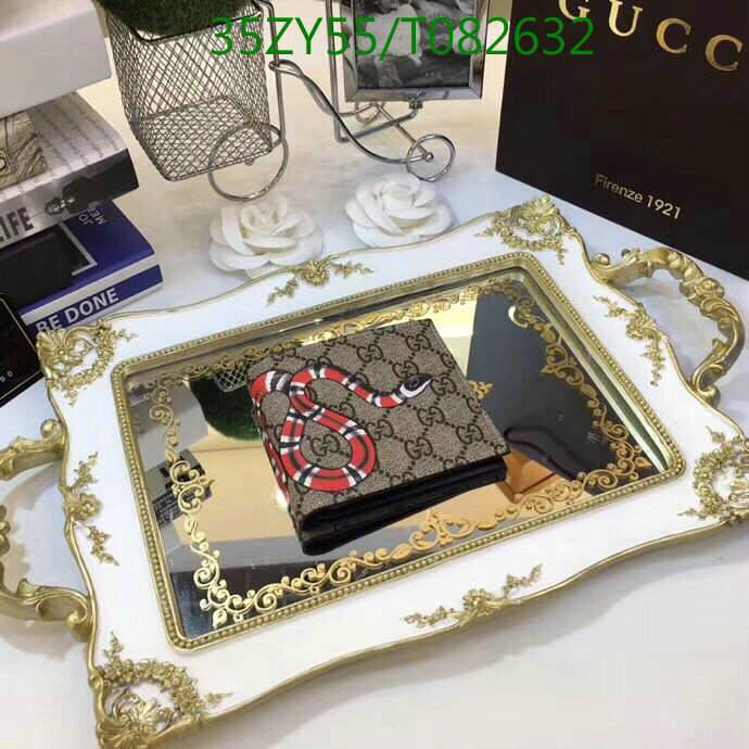 Gucci Bag-(4A)-Wallet-,Code: T082632,$:35USD