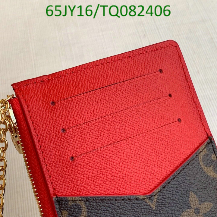 LV Bags-(Mirror)-Wallet-,Code: TQ082406,$: 65USD