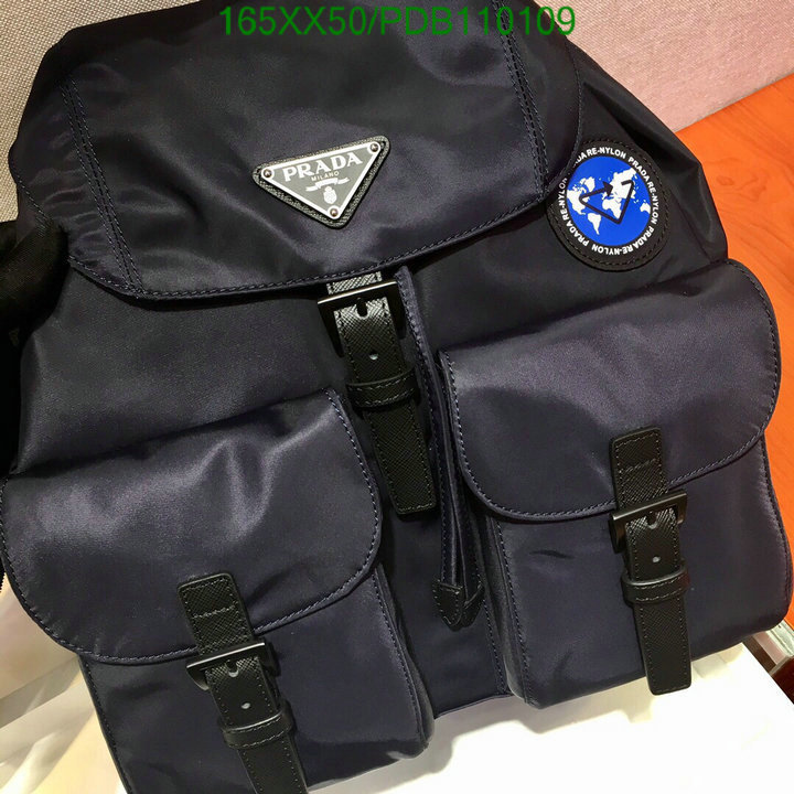 Prada Bag-(Mirror)-Backpack-,Code: PDB110109,$:165USD