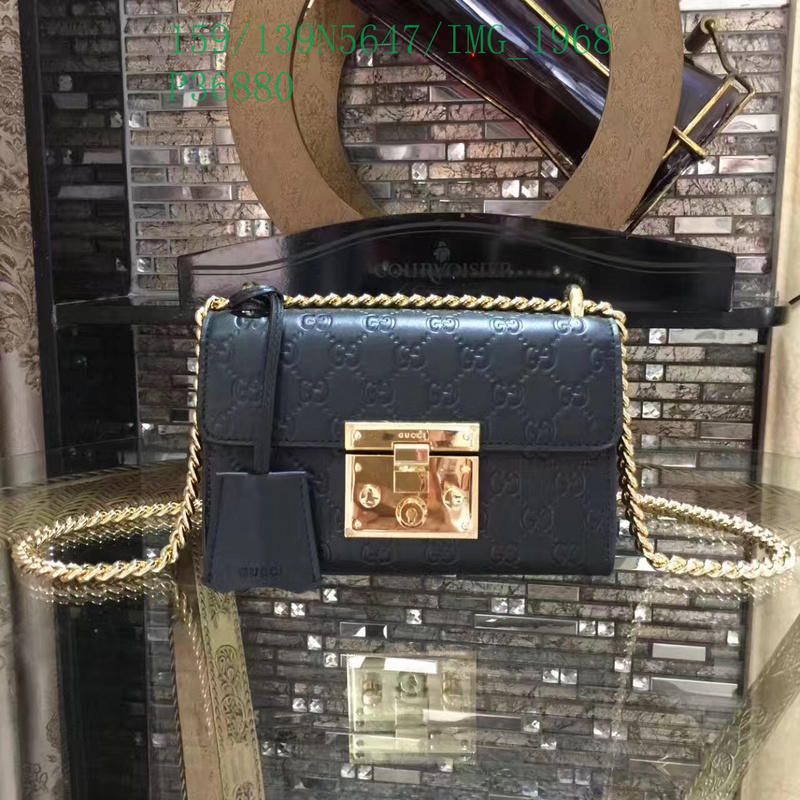 Gucci Bag-(Mirror)-Padlock,Code: GGB112741,$: 159USD