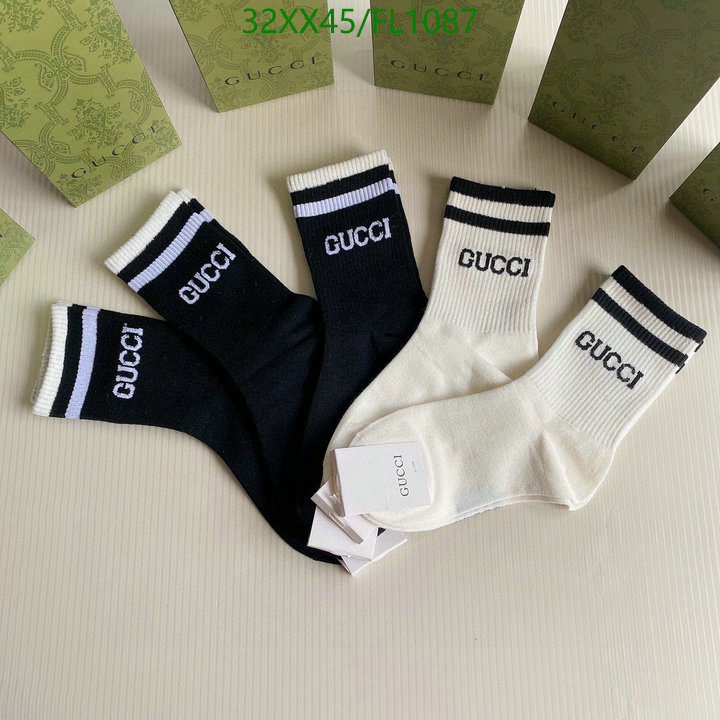 Sock-Gucci, Code: FL1087,$: 32USD