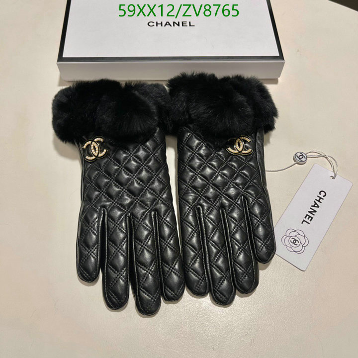 Gloves-Chanel, Code: ZV8765,$: 59USD